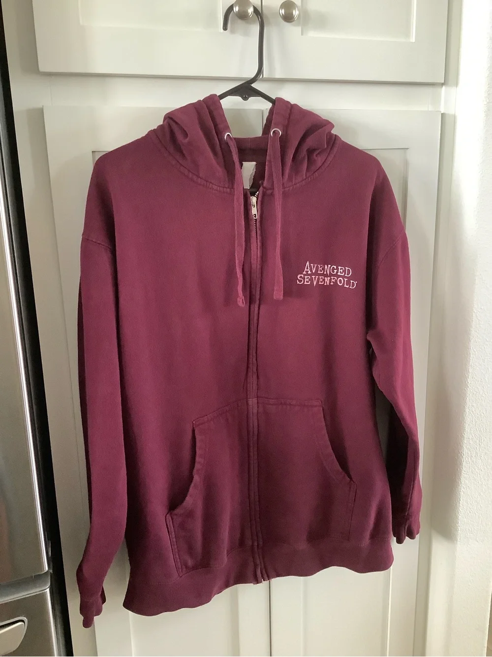 AVENGED SEVENFOLD Men's Maroon Med.Hoodie Sweatshirt